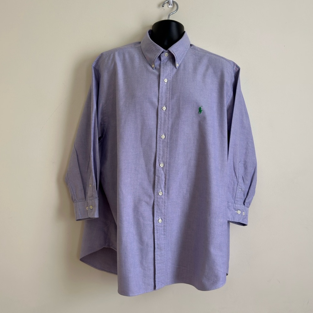 Ralph Lauren || Men’s Light purple classic fit button down shirt Sz 18 (33/37)